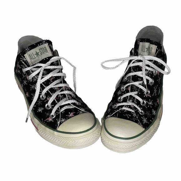 Converse Chuck Taylor W9/M7 All Star Retro Black Stars Pink Green Sneakers Shoes - Picture 1 of 13